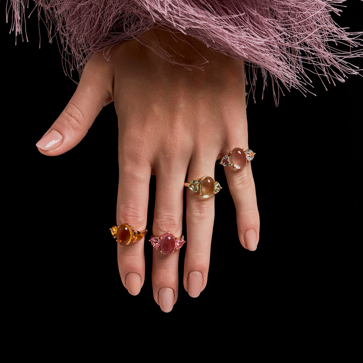 Amber Glow Ring
