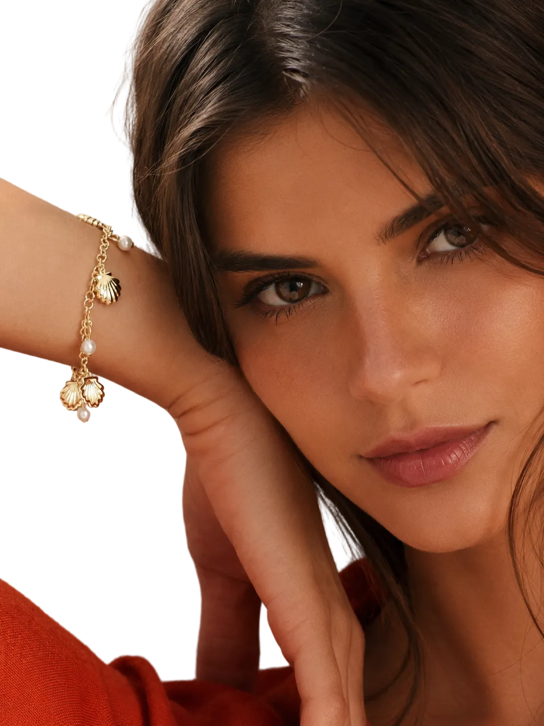 Bracelet with sea charms