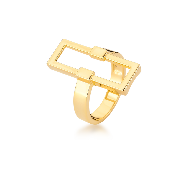 Geometric Open Rectangle Ring