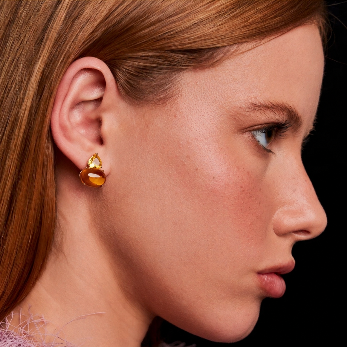Amber Duo Earrings