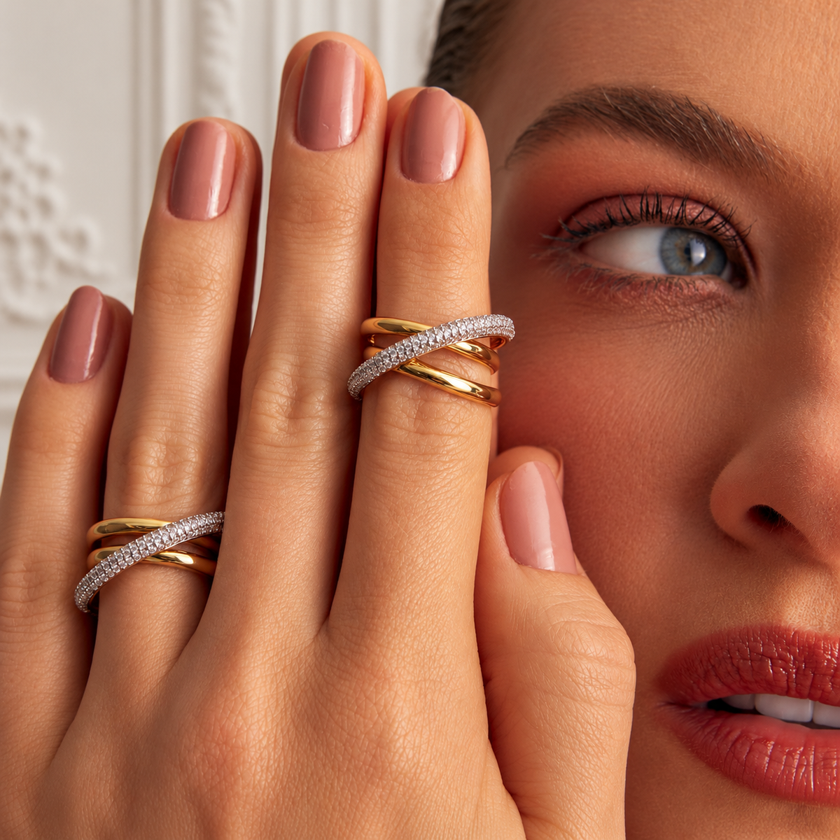 Infinity Pavé Ring