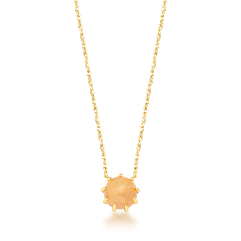 Necklace with a Rutile pendant