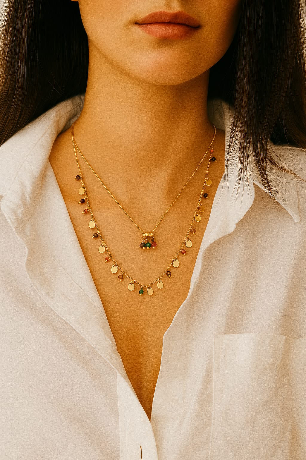 Crystal Charm Necklace