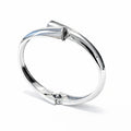 Silver minimalist bracelet